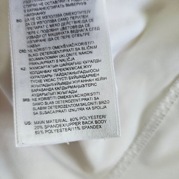 Adidas Stella Mc Cartney Women's White and Yellow Barricade Crew-neck T-Shirt M - Picture 8 of 9